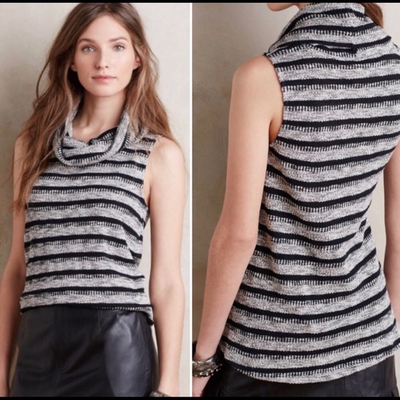 Anthropologie Tops - Anthropologie Dolan CharneteSleeveless Cowl Neck